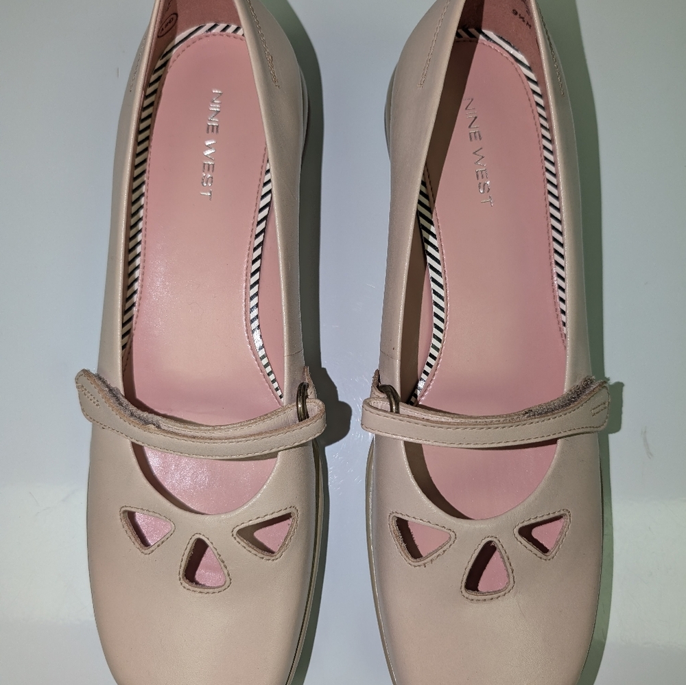 Nine West leather cream shoes